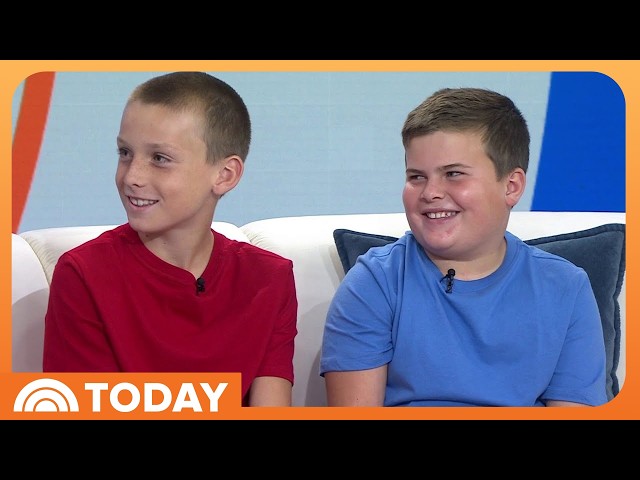 10-Year-Old Podcasters Talk Viral Show, Favorite Foods on TODAY