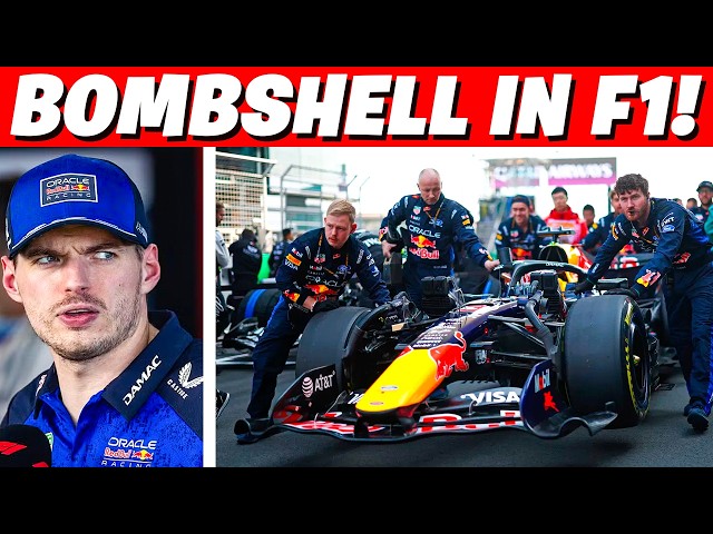 BREAKING NEWS! RED BULL IN CRISIS: Verstappen's car withdrawn due to PROBLEMS at the Chinese GP