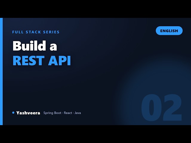 Build a REST API with Spring Boot — Menu Endpoints | Full Stack Tutorial Part 2