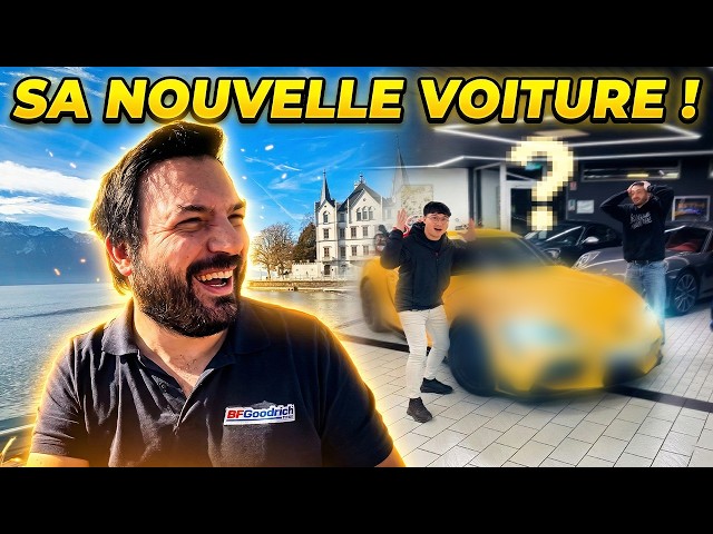 Sa nouvelle voiture… Et on part en Suisse !
