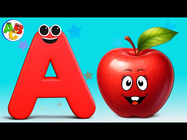 Learn ABC Phonics song with | A is for Apple | Alphabet Song A to Z 🔤 | Kids Learning Video 