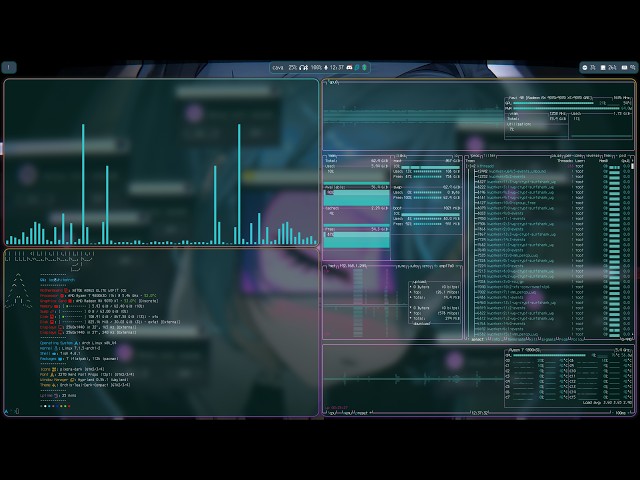 Hyprland Desktop Rice