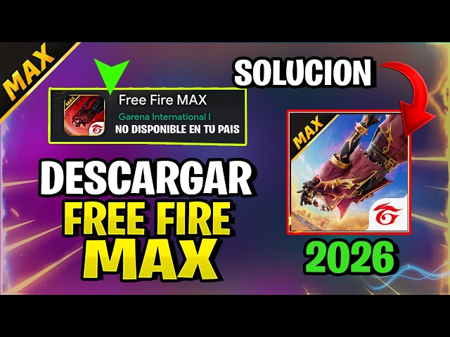 HOW TO DOWNLOAD FREE FIRE MAX AND UPDATE TO 2026 IF IT'S NOT AVAILABLE IN YOUR COUNTRY 😱 SOLUTION...