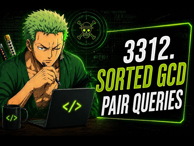 🚀 LeetCode 3312 | Sorted GCD Pair Queries | C++ Solution
