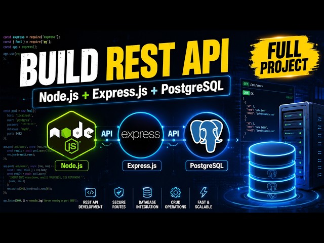 Build a Complete REST API with Node.js, Express & Neon(PostgreSQL) | Universal Code Lab