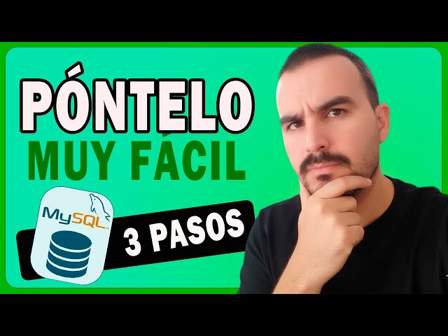 🐬 I'LL SHOW YOU IN 3 STEPS how to have a MySQL server on Windows ☂️