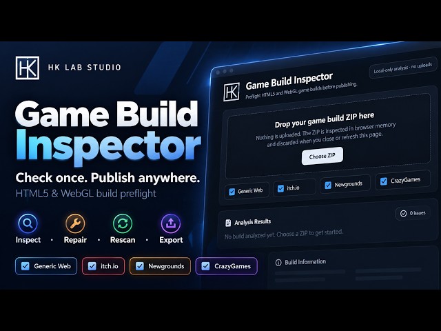 Game Build Inspector – HTML5 & WebGL Build Checker | Live Demo