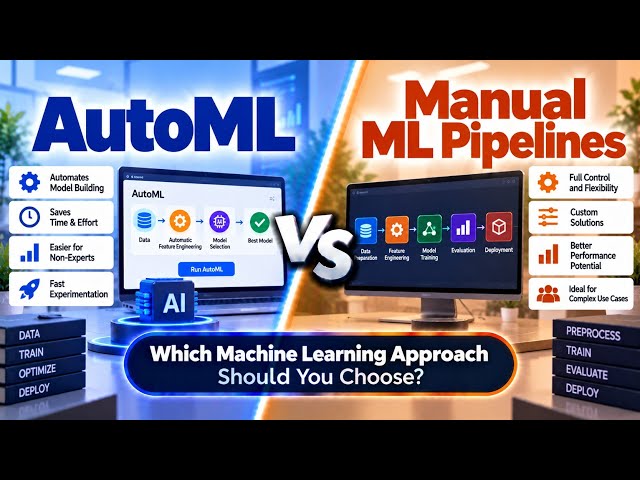 AutoML vs Manual ML Pipelines | Which Machine Learning Approach Should You Choose? | Uplatz