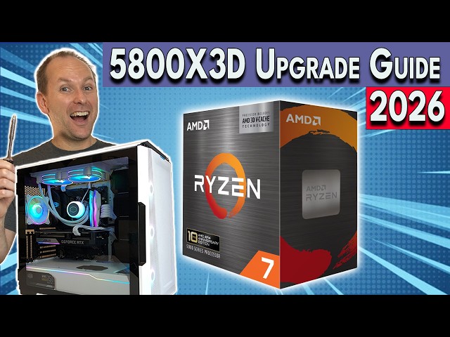 Ryzen 5800X3D Upgrade Guide 🛑 5800X3D CPU GPU Combo, Coolers, How to Install 5800X3D