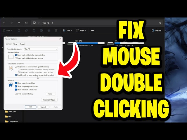 How To Fix Mouse Double Clicking When Single Clicking - Full Guide