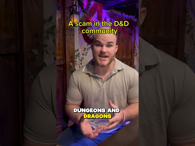 A growing scam in the D&D community #dnd