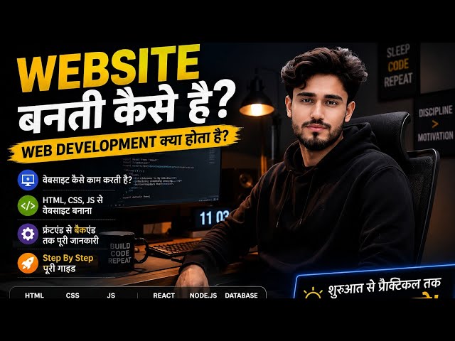 Web Development Complete Course 🔥 | Lecture 01 | Web Development Kya Hai?