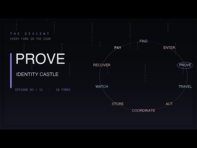 THE DESCENT 03 PROVE: Identity Castle | AWS SAA-C03 Decision Trees