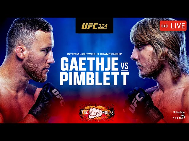 🔴UFC 324: PADDY PIMBLETT x JUSTIN GAETHJE + SEAN O’MALLEY x SONG YADONG | LIVE STREAM