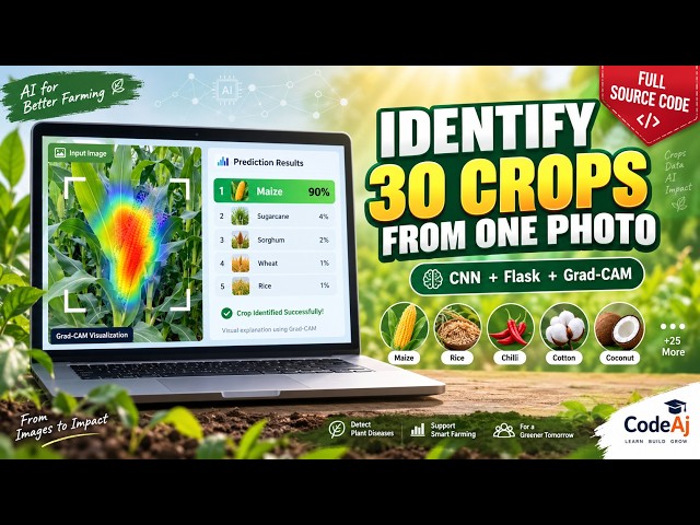 CropVision AI | Crop Identification System using CNN + Flask | Final Year Project with Source Code