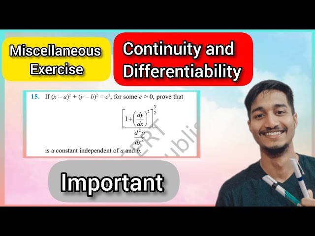 Class 12 maths chapter 5 miscellaneous question 15 | ch 5 miscellaneous class 12 q15