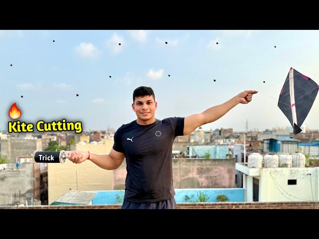 *Trick* Kite Cutting | How To Cut Kite | Kite Fighting | Kite