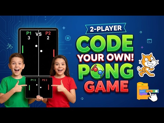 How to Make a Pong Game in Scratch | Easy Beginner Coding Tutorial 💻