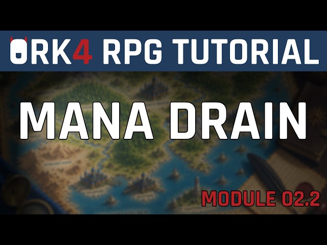 How to Set Up a Mana Drain Ability - ORK 4 RPG Tutorial | Unity