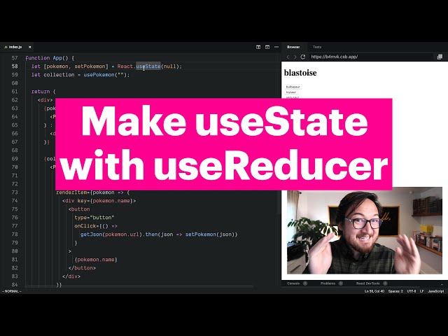 Make useState with useReducer