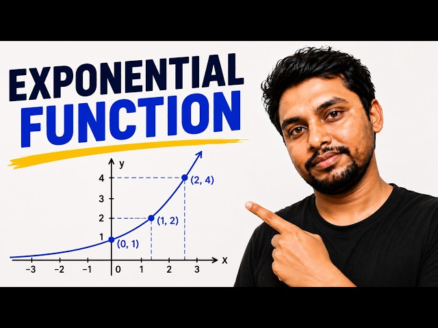 Exponential Function Explained from Scratch | Easy Graphs & Examples | ML Roadmap