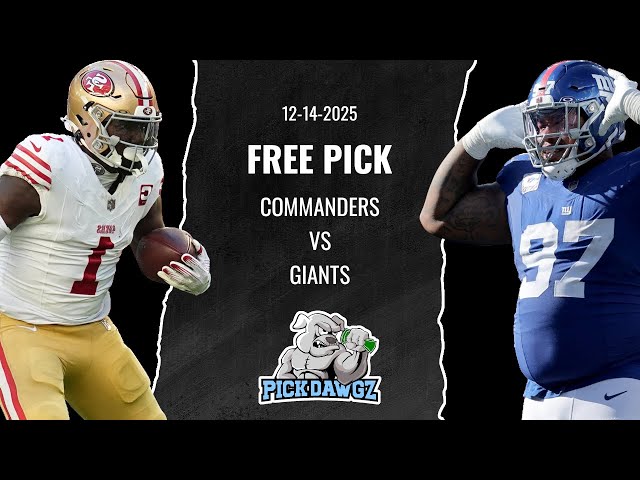 Washington Commanders vs New York Giants 12/14/25 NFL Pick & Prediction | NFL Week 15