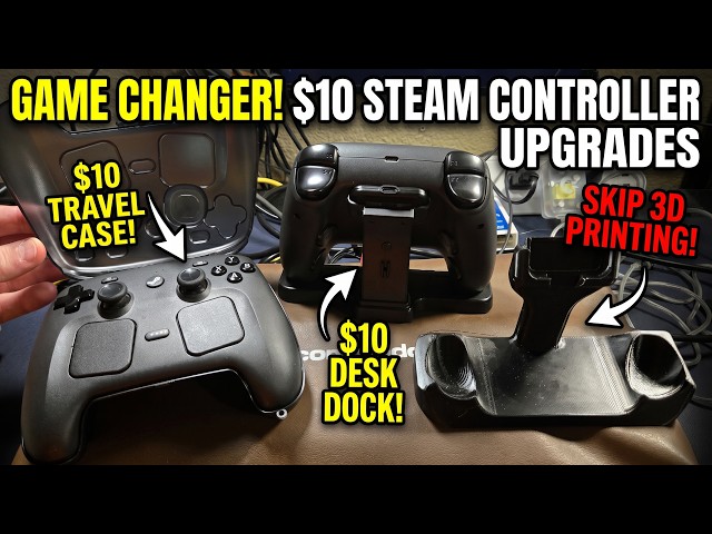 $10 AliExpress vs $20 Amazon: Steam Controller Stand (& Case) Review