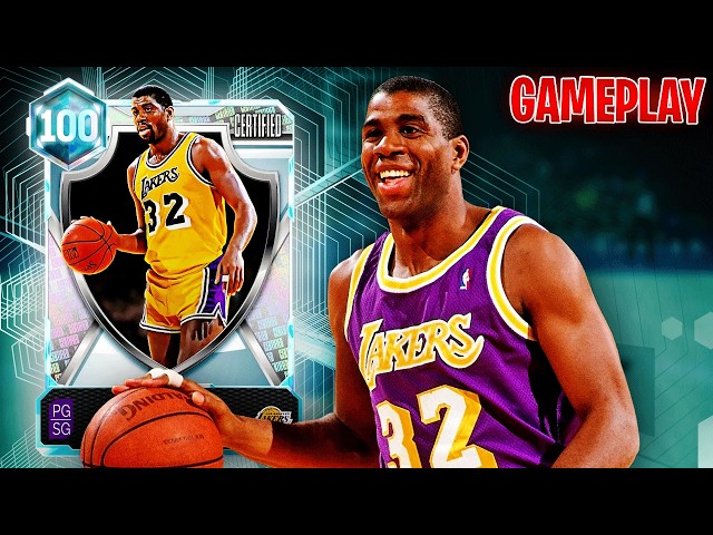 100 OVERALL MAGIC JOHNSON IS PROBABLY THE BEST PG IN NBA 2K26 MyTEAM!!