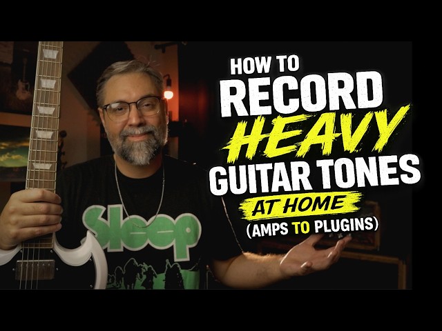 How to Record Heavy Guitar at Home (3 Easy Ways)