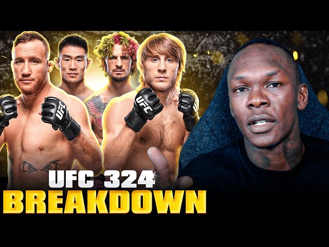 'I Want to see Paddy in DEEP Waters' 🤔 | Israel Adesanya UFC 324 Breakdown & Picks