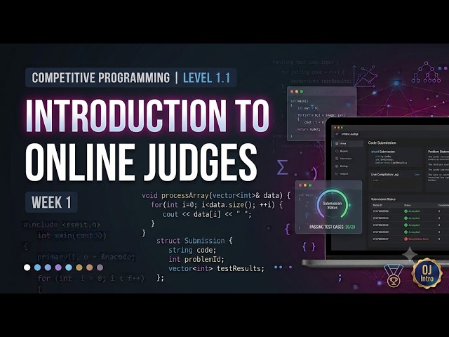 Competitive Programming Level 1 – Week 1 | Introduction to Online Judges