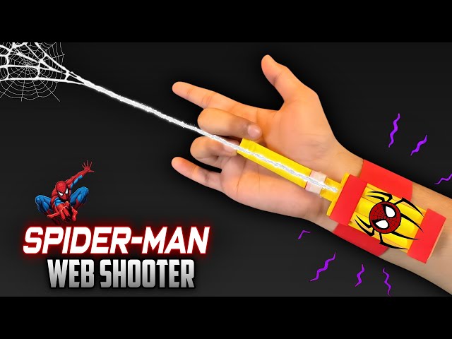 how to make a Spiderman Web Shooter Easy | Full Tutorial — Paper Web Shooter
