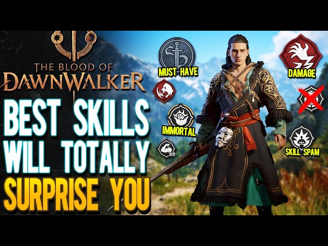 Make Any Build OP With This Skill! Blood of Dawnwalker Most Powerful Skills To get EARLY