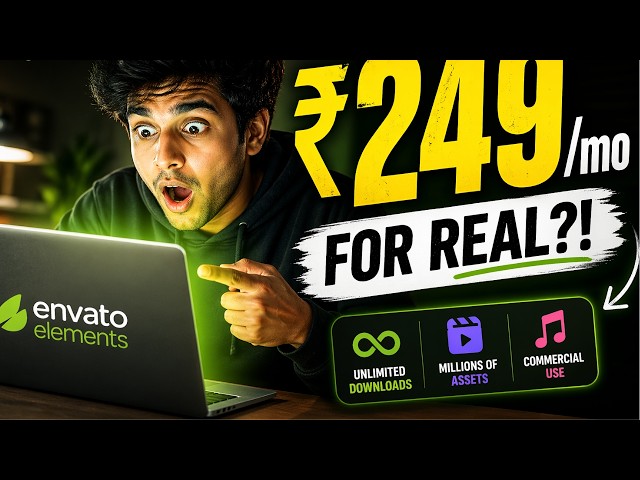 I got Envato Elements for just ₹249/per month🔥