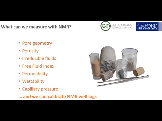 SPWLA TMYK: Introduction to NMR for Core Analysis