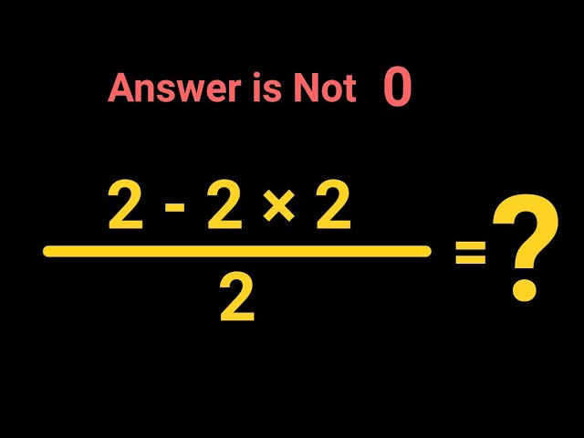 Can You Beat This Math Problem? #maths #dearsir