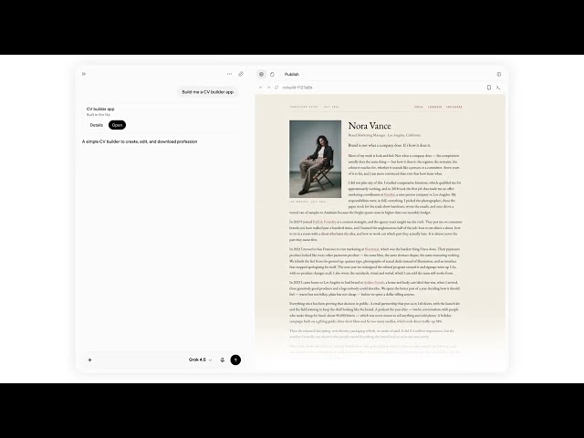 Grok Just Launched Build Mode! Build & Publish Real Apps with ONE Prompt (No Coding)