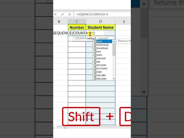 How to use Sequence Function And Auto Update sequence numbers Excel data Analysis