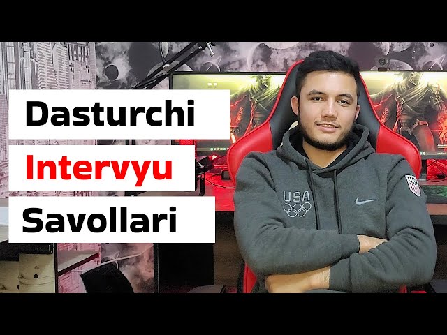 Backend dasturchi texnik intervyu savollari