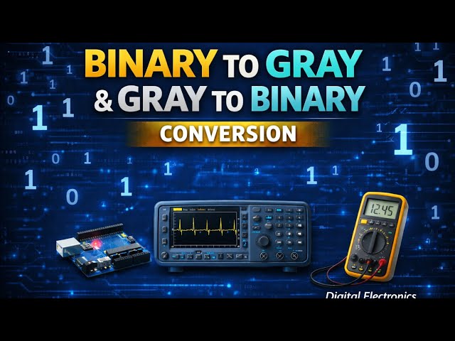 Binary to Gray & Gray to Binary Conversion | Easy Method | Digital Electronics-1 | Day 20