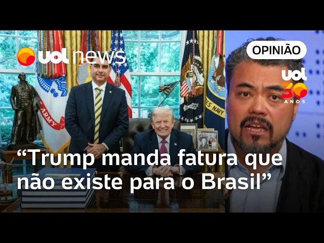 Trump attacks Brazil and Pix with tariffs to try to elect Flávio Bolsonaro, says Sakamoto