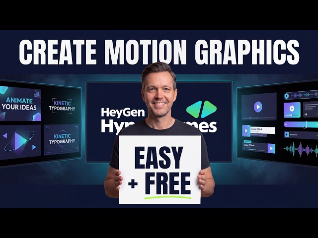 How to Create Motion Graphics With AI (Claude + HyperFrames)