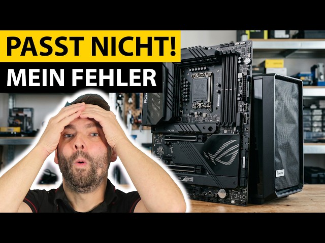 BAU-FAIL! 🛑 Mein Office-Monster passt nicht ins Gehäuse...