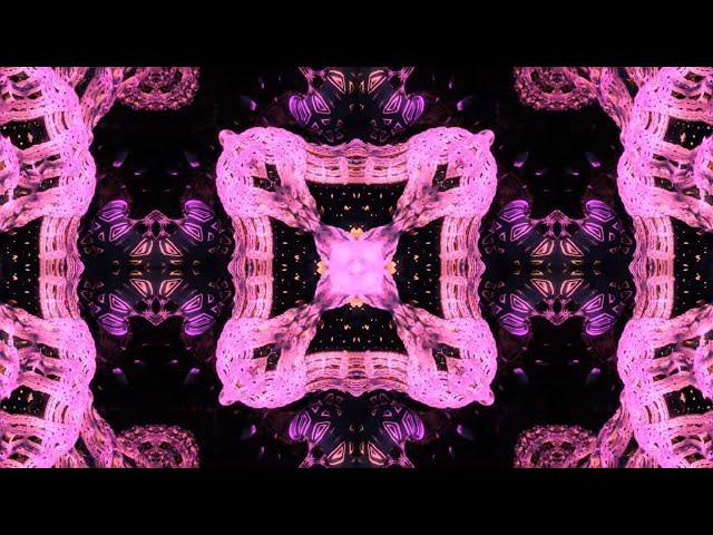 Pink Fractal VJ Loop Trippy Visuals for Parties 4K Long Screensaver || Wallpaper || Background Video