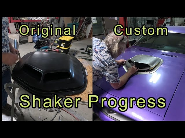 Shaker Hood Scoop Progress Hammering, Welding & Refining the Curves
