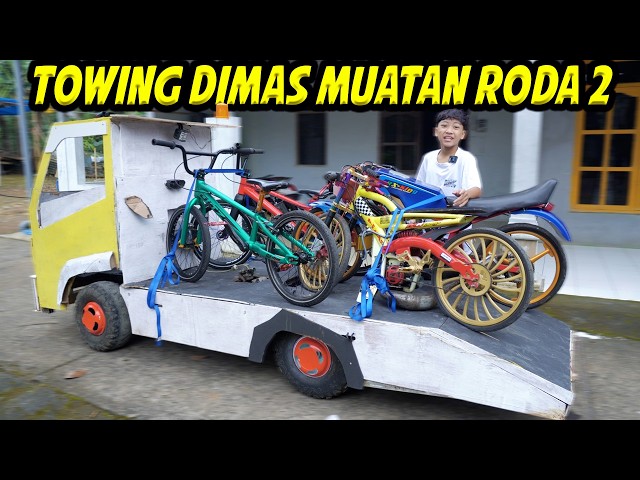 MUATAN MOTOR NINJA?? DIMAS GAGAL MUATAN NINJA JADINYA TES MUATAN 4 BARANG SEKALIGUS..😱