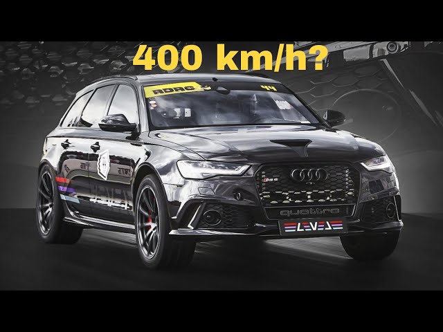 Beam NG Drive: How fast is 1200+ HP RS6 by Level Performance?