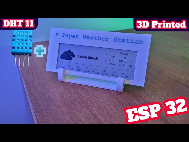My DIY E-Paper Weather Station — Version 2