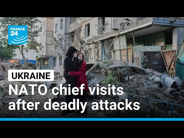 NATO chief on unannounced visit to Kyiv after deadly Russian attacks • FRANCE 24 English