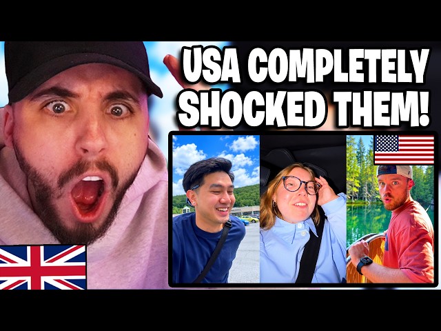 Brit Reacts to British Tourists Realize American Movies Are Actually Just "Normal" Life!